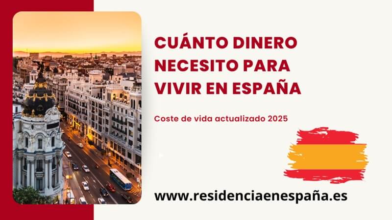 Cuanto dinero necesito para vivir en España 2025